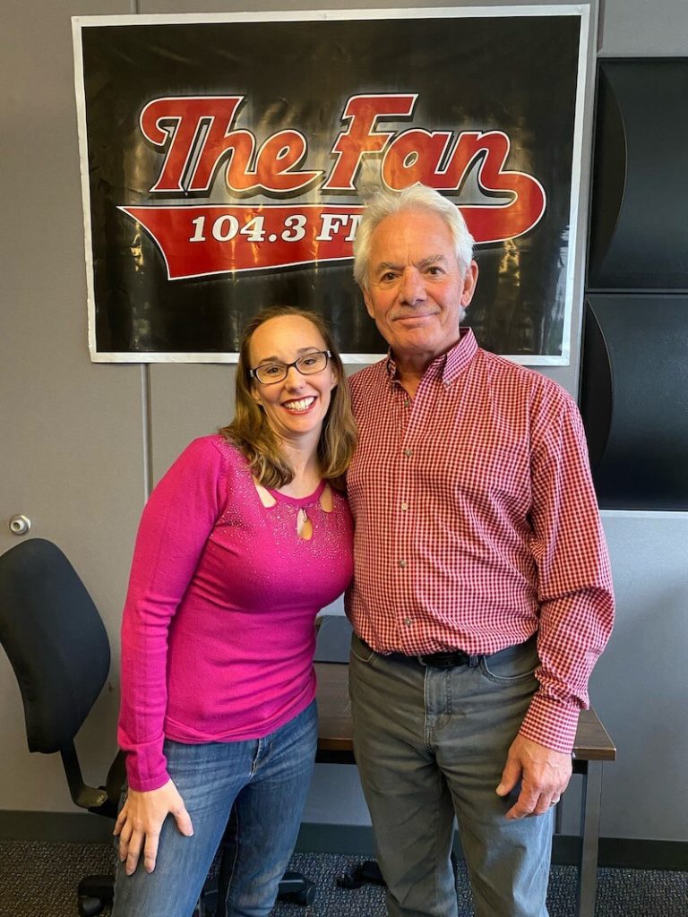Michelle and Larry at 104.3 The Fan